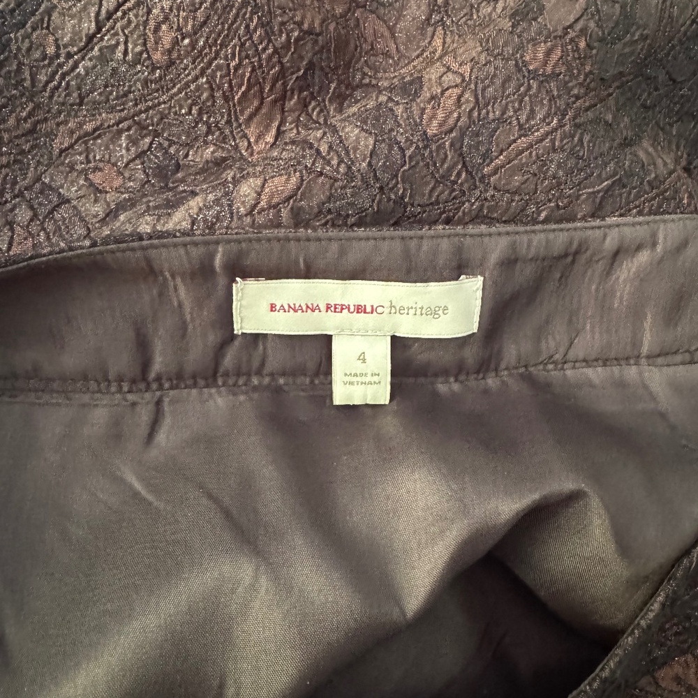 BR HERITAGE brocade miniskirt sz. 4